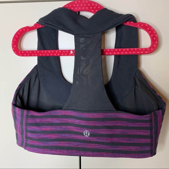 Lululemon Racer Back Striped Sports Bra - Picture 11 of 12